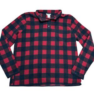 Duluth Trading Co Plaid Fleece Pullover